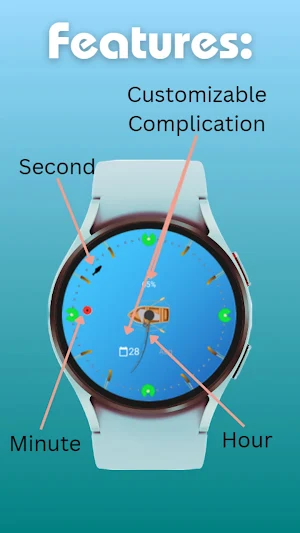 Calm Fishing Watch Face Screenshot 0