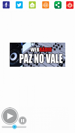 Web Rádio Paz No Vale Web Screenshot 1