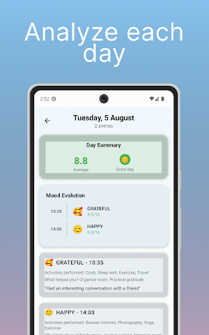 Moodary: Mood Tracker Journal Screenshot 3