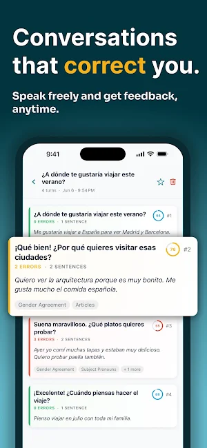 Aurelia: AI Language Tutor Screenshot 3