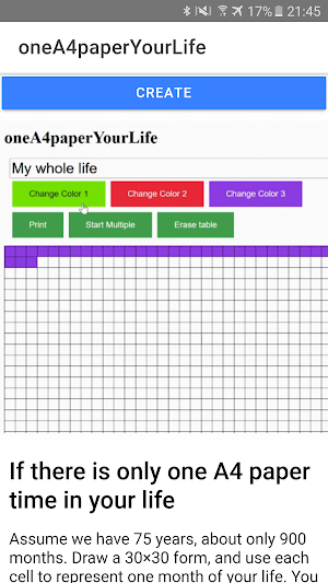 One A4 Paper Your Life (beta) Screenshot 0
