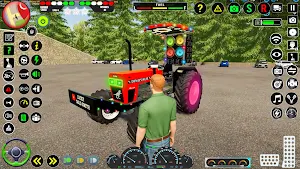 Indian Tractor Game Farming 3D Screenshot 0