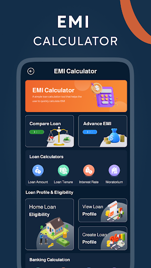 Easy EMI Loan Calculator Screenshot 0