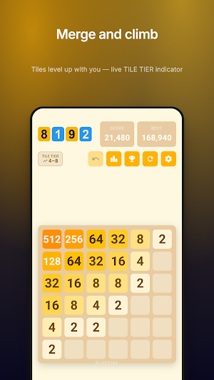 Blue8192 — More than 2048 Screenshot 1