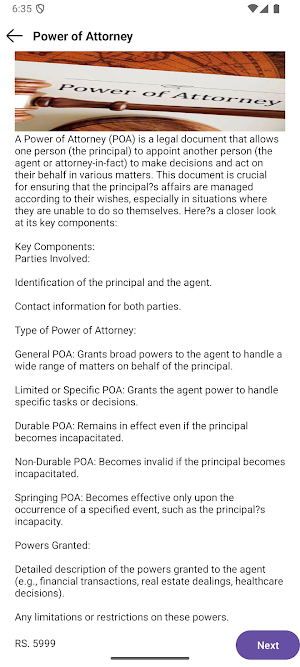 Legal Papers Screenshot 2