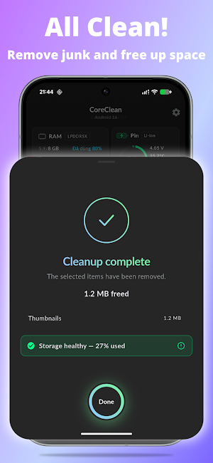 CoreClean: Phone Cleaner Screenshot 2