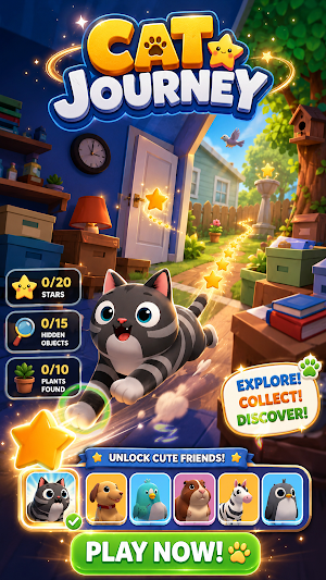 Cat Path Adventure Screenshot 1