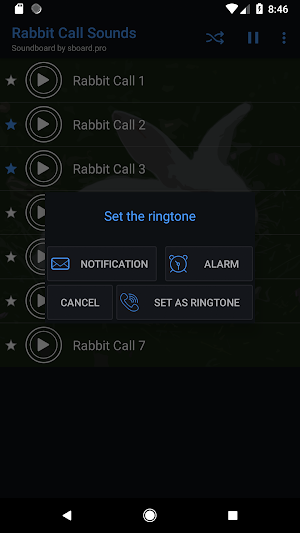 Rabbit call sounds ~ Sboard.pro Screenshot 2