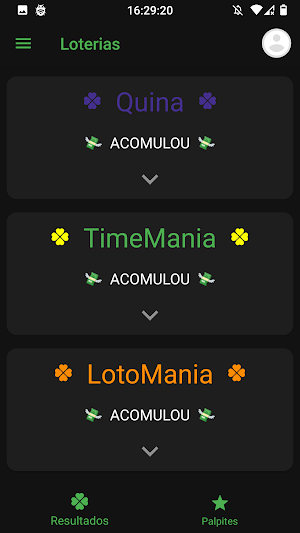 Resultados da Loteria Screenshot 3