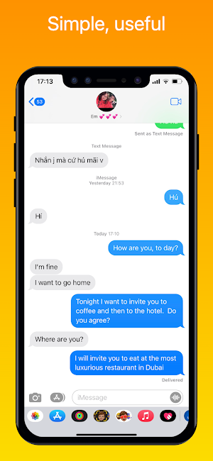 Messages iOS 15 Screenshot 1