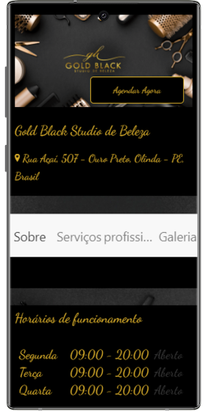 Gold Black Studio de Beleza Screenshot 1