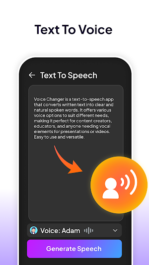 Voice Changer, Text To Speech Screenshot 1