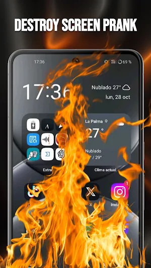 Funny Prank Broken Screen Screenshot 2