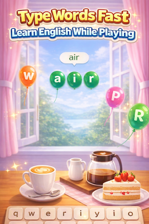 Word Typing Game: WordPop Screenshot 1