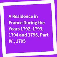 Book, A Residence in France...