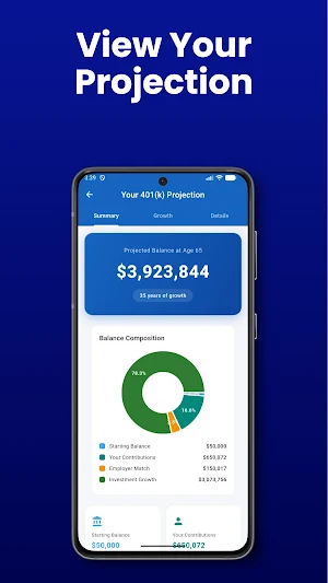 401K Calculator Screenshot 3