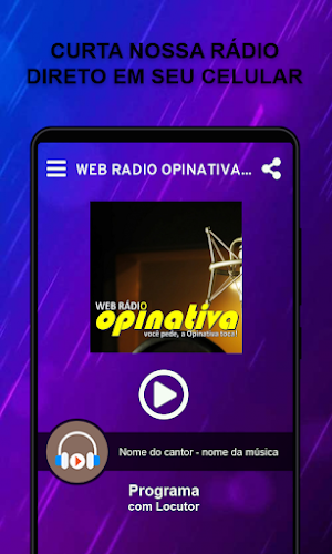 Web Rádio Opinativa Screenshot 1