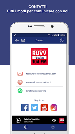 Radio Una Voce Vicina Screenshot 2