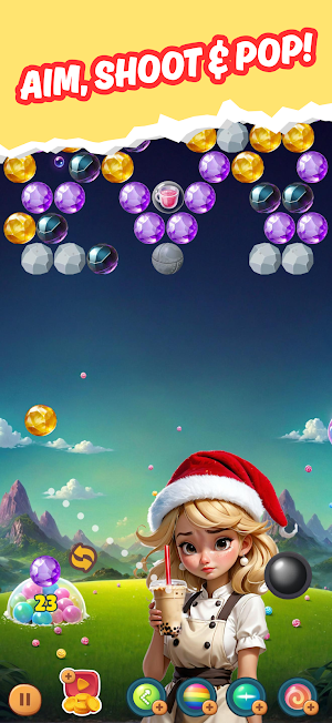 Bubble Tea Shooter Match Screenshot 0