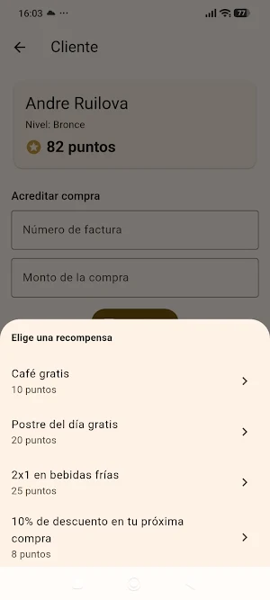 OroPass Caja Screenshot 2