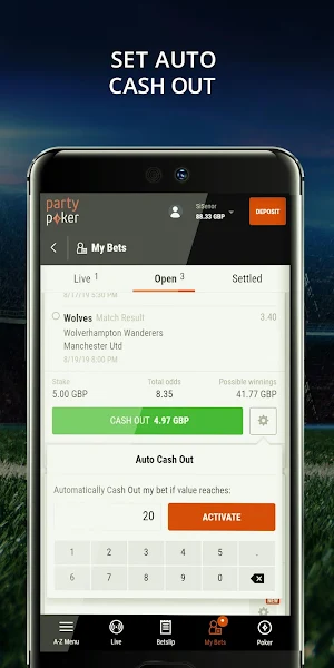 partypoker Sports Bookmakers Screenshot 3