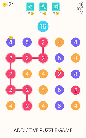 2 For 2: Connect the Numbers Puzzle Screenshot 0