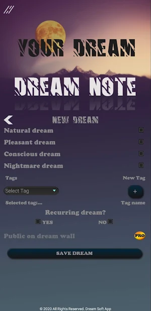 Dream Note Screenshot 2