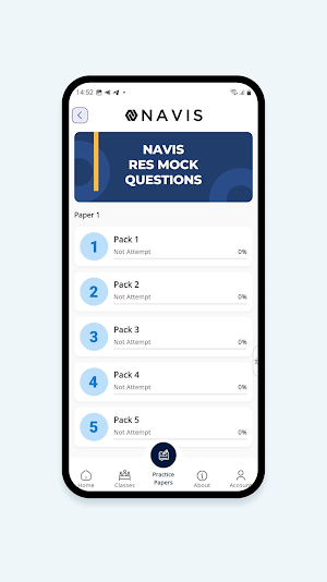 NAVIS RES Exam Revision Screenshot 1