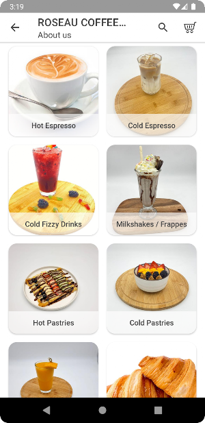 Roseau Café Screenshot 1