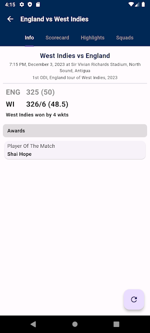 Cricket League LiveScore 2024 Screenshot 2