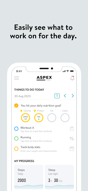 Aspex Fitness Screenshot 1