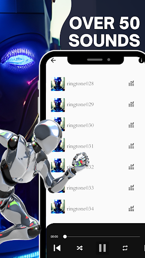Robot ringtone app screenshot 2
