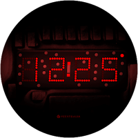 LED watch face | Seventies