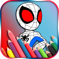 Spidey Friends Coloring Book
