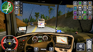 Bus Driving Offroad Bus Game Screenshot 1