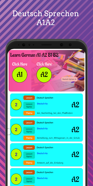 Deutsch Sprechen A1A2 Screenshot 1