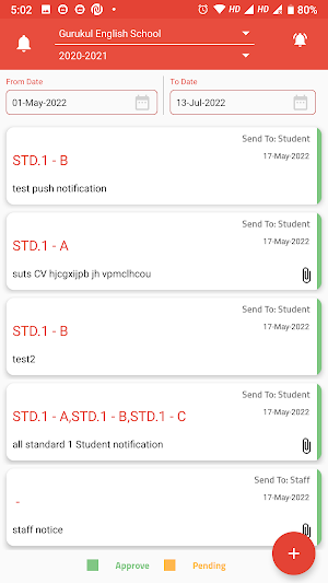 SRV-Campusdean Teacher's App Screenshot 3