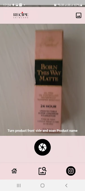 Scanner by Recipe skincare Screenshot 2