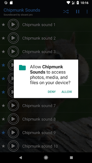 Chipmunk Sounds ~ Sboard.pro Screenshot 1