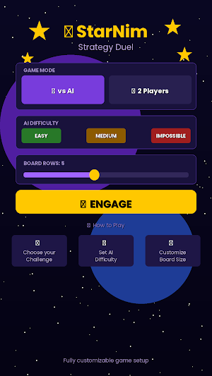 Star Nim Strategy Duel Screenshot 1