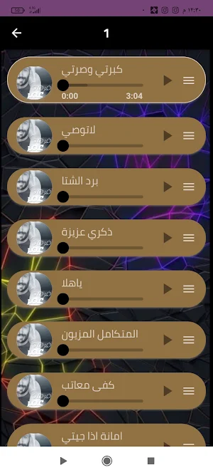 شيلات سعود الصليلي2024بدون نت Screenshot 1
