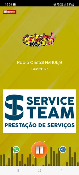 Rádio Cristal FM 105,9 Screenshot 1