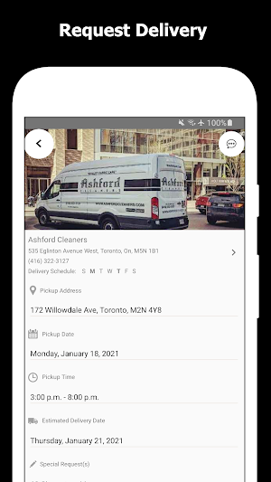 Ashford Cleaners Screenshot 2