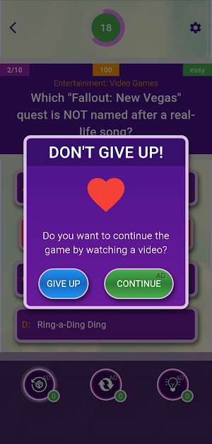 M Trivia Screenshot 2