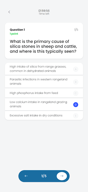 NAVLE Practice Test Screenshot 3