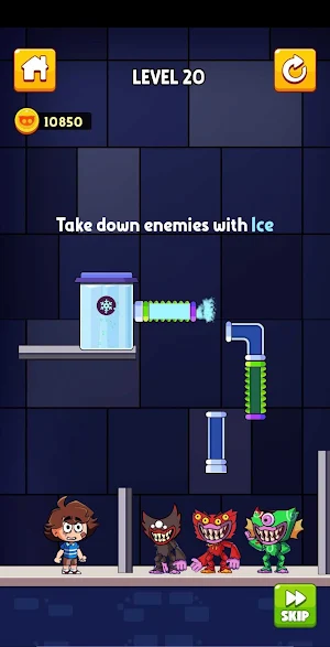Huggy Water Pipe Puzzle Screenshot 3