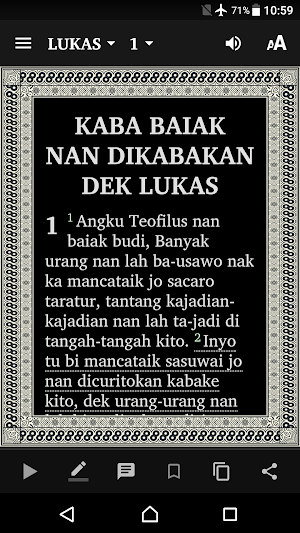 Alkitab Bahasa Minangkabau (Minangkabau Bible) Screenshot 3