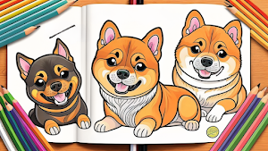 Coloring Stray Puppy Surprise Screenshot 3