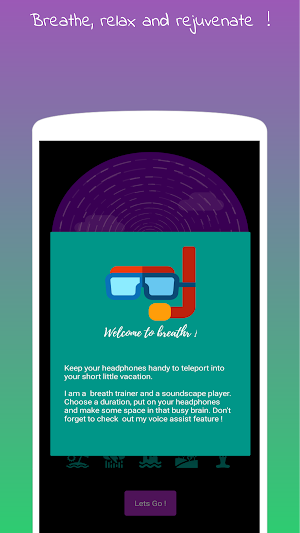 Breathe - Breath trainer and r Screenshot 0