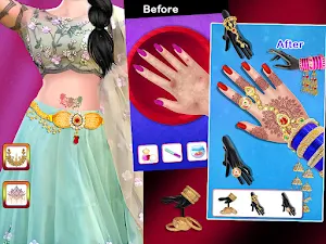 Indian Wedding Bridal Makeover Screenshot 2